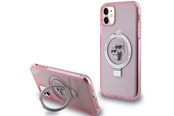 Handys - Cover & Cases - Karl Lagerfeld Ring Stand Karl&Choupette MagSafe case for iPhone 11 / Xr - pink - 3666339168919