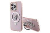 Handys - Cover & Cases - Karl Lagerfeld KLHMP15XHMRSKCP iPhone 15 Pro Max 6.7" pink/pink hardcase Ring Stand Karl&Choupette MagSafe - 3666339169022