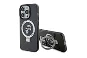 Handys - Cover & Cases - Karl Lagerfeld Ring Stand Karl&Choupette MagSafe case for iPhone 13 Pro Max - black - 3666339169060