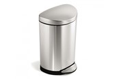 Reinigung - Simplehuman Semi-Round Pedal Bin Brushed Stainless Steel - 10 L - CW1833