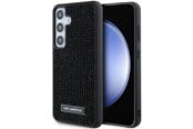 Handys - Cover & Cases - Karl Lagerfeld Rhinestone Metal Logo case for Samsung Galaxy S24+ - black - KLHCS24MHDSPRK