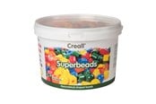 Kreativ-Spiele - Creall Super Beads 7 Shapes 5 Colors - 245 pcs. - 17200