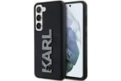 Handys - Cover & Cases - Karl Lagerfeld 3D Rubber Glitter Logo case for Samsung Galaxy S23 - black - 3666339241933