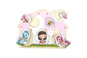 Puzzle - Lillie & Ellie Lillie and Ellie - Wooden Peg Puzzle - 5201