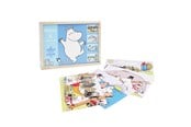 Puzzle - MOOMIN - 4 Wooden Puzzle In Box - 7275