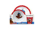 Kinderzimmer - Rasmus Klump - Mealtime Set - 3pcs - Red - 7482