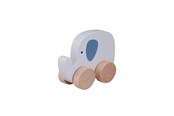 Baby Spielzeug - Barbo Baby Wooden Animals On Wheels - Elephant - 6086