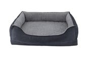 Hunde - Nobby Comfort bed square VARA 90 x 70 x 24 cm Grå - L61882