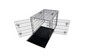 Hunde - Nobby Foldbart metal transportbur til bil XL Sort - L62314