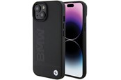 Handys - Cover & Cases - BMW Leather Hot Stamp Case for iPhone 15 - Black - 3666339170813