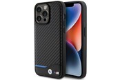Handys - Cover & Cases - BMW Leather Carbon Case for iPhone 15 Pro Max - Black - 3666339143862