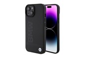 Handys - Cover & Cases - BMW BMHMP15SSLLBK iPhone 15 6.1" black/black Magsafe Hardcase Signature Logo Imprint - 3666339145347