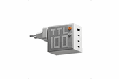 Handys - Adapter und Ladegeräte - SHARGE Pixel 100W USB-C & USB-A Charger - White - CDT-SG-100-EUR-DZP-BAI