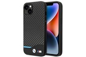 Handys - Cover & Cases - BMW BMHCP14S22NBCK iPhone 14 6.1 "black / black Leather Carbon - 3666339067168