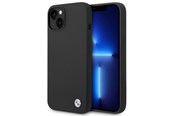 Handys - Cover & Cases - BMW Silicone Metal Logo Case for iPhone 14 - Black - 3666339090425