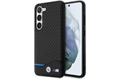 Handys - Cover & Cases - BMW Leather Carbon case for Samsung Galaxy S23+ - black - 3666339114589