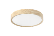 Lampen - EGLO MUSURITA DECKE Ø340 HOLZFARBEN/WEISS - 901126