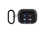 Handys - Anderes Zubehör - BMW BMAP222SWTK AirPods Pro 2 gen cover black/black Multiple Colored Lines - 3666339123871