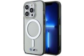 Handys - Cover & Cases - BMW BMHMP14LHCRS iPhone 14 Pro 6.1" transparent hardcase Silver Ring MagSafe - 3666339122362