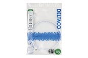 Netzwerk - Kabel - Deltaco patch cable - 1.5 m - white - Weiß - TP-6105W-SLIM
