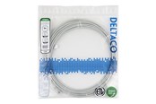 Netzwerk - Kabel - Deltaco patch cable - 5 m - grey - Grau - TP-65-SLIM