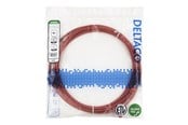 Netzwerk - Kabel - Deltaco patch cable - 5 m - red - Rot - TP-65R-SLIM