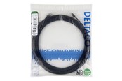 Netzwerk - Kabel - Deltaco patch cable - 15 m - black - Schwarz - TP-615S-SLIM
