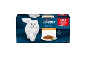 Katzen - PURINA NESTLE Gourmet Perle Mini-Filets in Sauce - Nasskatzenfutter - 60x85g - 8445291615236