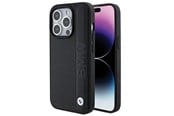 Handys - Cover & Cases - BMW Leather Textured & Stripe case for iPhone 15 Pro - black - 3666339142803