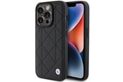 Handys - Cover & Cases - BMW Leather Quilted case for iPhone 15 Pro Max - black - 3666339142414