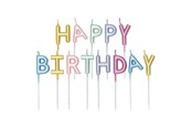 Spielzeug - Globos Cake Candle Set "Happy Birthday" Pastel Colors - 1101