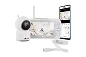 Babypflege - Momini BlissEye Baby Monitor with 5" HD Screen and Camera White - 5906601060281