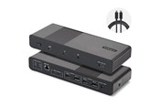 Dockingstationen - StarTech.com Startech - docking station - USB4 / Thunderbolt 4 / Thunderbolt 5 - 2 x DP 2 x HDMI - 1GbE 2.5GbE - TAA Compliant - 206UE-TB5USB4DOCK