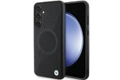 Handys - Cover & Cases - BMW BMHMS24M23RTPK S24+ S926 black/black hardcase Signature Leather Half Textured & Circle MagSafe - 3666339242602
