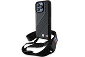 Handys - Cover & Cases - BMW M Edition Carbon Stripe & Strap case for iPhone 15 Pro Max - black - 3666339235444