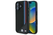 Handys - Cover & Cases - BMW M Meshed Tricolor Stripes MagSafe case for iPhone 16 - black - 3666339323769