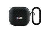 Handys - Anderes Zubehör - BMW BMA4CMPUCA AirPods 4 cover black/black PU Carbon M Collection - 3666339397432