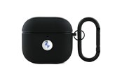 Handys - Anderes Zubehör - BMW BMA4SSLBK AirPods 4 cover black/black Geniune Leather Silver Logo - 3666339397456