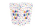 Spielzeug - Globos Happy Birthday Paper Snack Boxes - 8 pcs. - 7182