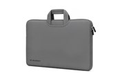 Taschen - Wozinsky WNT-17G 17.3" Laptop Bag with Retractable Neoprene Handle - Gray - 5907769388538
