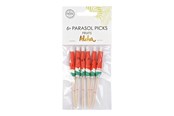 Spielzeug - Globos Aloha Paper Parasol Cocktail Picks - 8cm - 9327