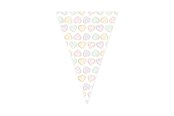 Spielzeug - Globos Paper Flag Garland Watercolors Hearts - 6m - 4480