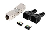 Netzwerk - Kabel - Lanberg network coupler - black silver - Schwarz - PL2S6-6000TL