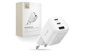 Handys - Adapter und Ladegeräte - Tech-Protect NCA100W-GaN 3-Port PD 3.2 100W / QC3.0 Wall Charger - White - 5906302323425
