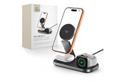 Handys - Adapter und Ladegeräte - Tech-Protect A52 3in1 MagSafe 25W QI2.2 Wireless Charger - Black - 5906302323807