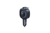 Handys - Adapter und Ladegeräte - Baseus PrimeTrip VR2 30W Car Charger with Retractable USB-C Cable - Black - C0206400