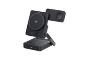 Handys - Adapter und Ladegeräte - Baseus PicoGo AF21 3in1 Qi2.2 35W Wireless Charger with 45W EU Power Adapter and 1m USB-C Cable - Black - E0205401