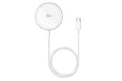 Handys - Adapter und Ladegeräte - Baseus Simple Mini4 Air Qi2 15W Magnetic Wireless Charger - Silver - P10278200S11-00