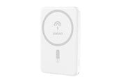 Powerbank (Akku) - Dudao K14S Magnetic Power Bank 20W 5000mAh 1x USB-A 1x USB-C - White - 6977196685721
