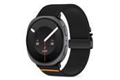 Smartwatch - Accessories - Tech-Protect Nylon Clasp Strap for Samsung Galaxy Watch 8/9 - 40/44/46mm - Black - 5906302325726
